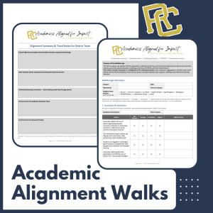 Academic Alignment Walks – Lorie Cooper Squalls, Ed.D.